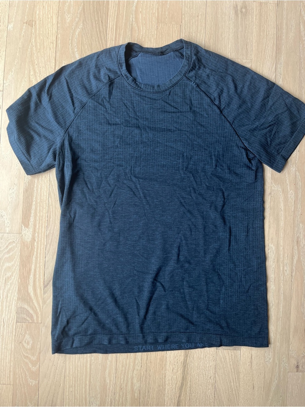 lululemon athletica Men's Short Sleeve Tee - Navy Blue